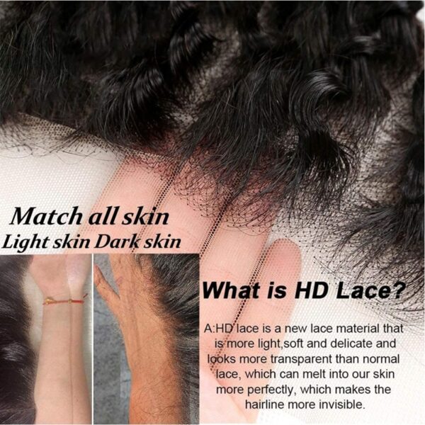 HD Lace 13x4 Loose Deep Human Hair Lace Front Wigs（Full Frontal） - Image 7